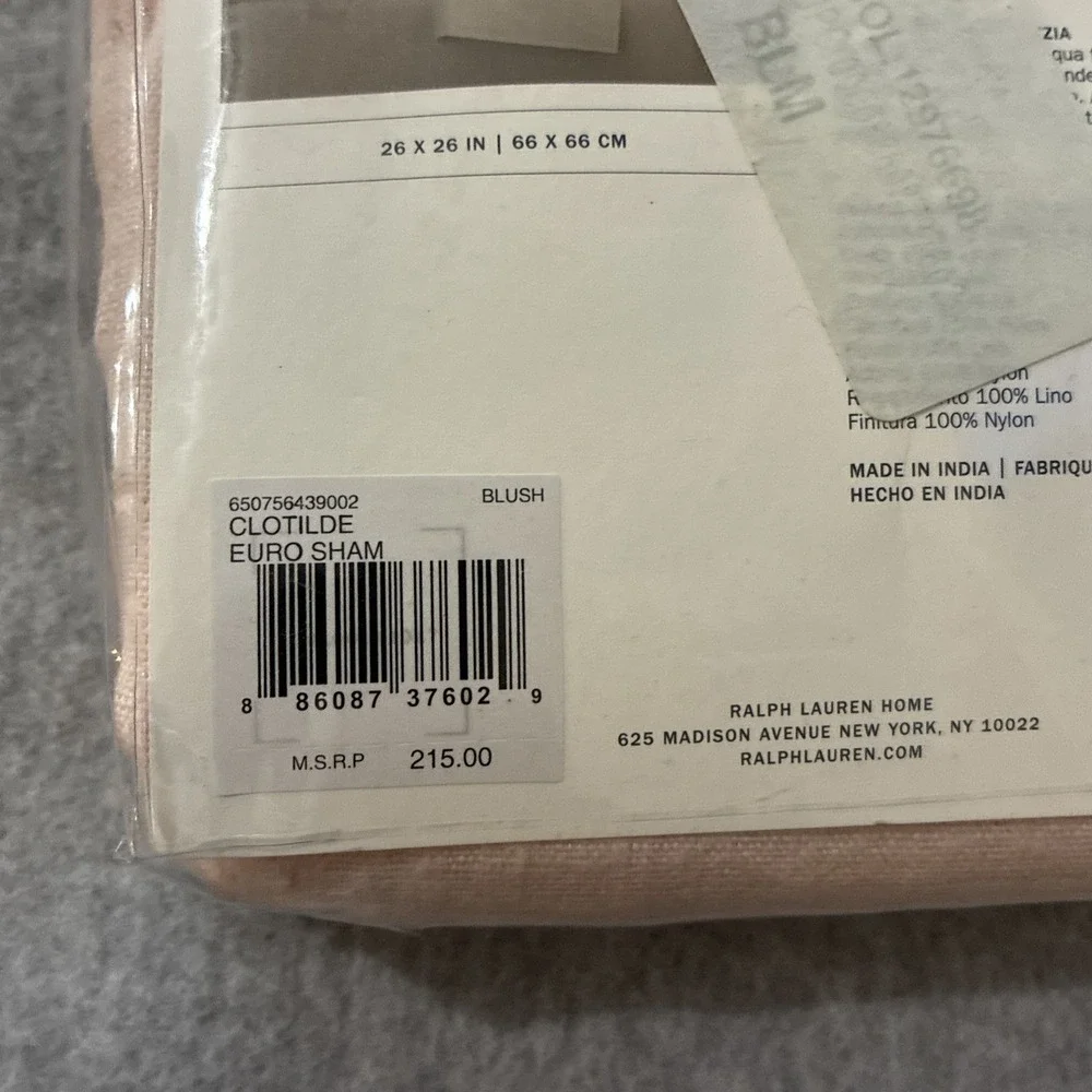 Ralph Lauren OLIVIA Clotilde European Euro Sham 26